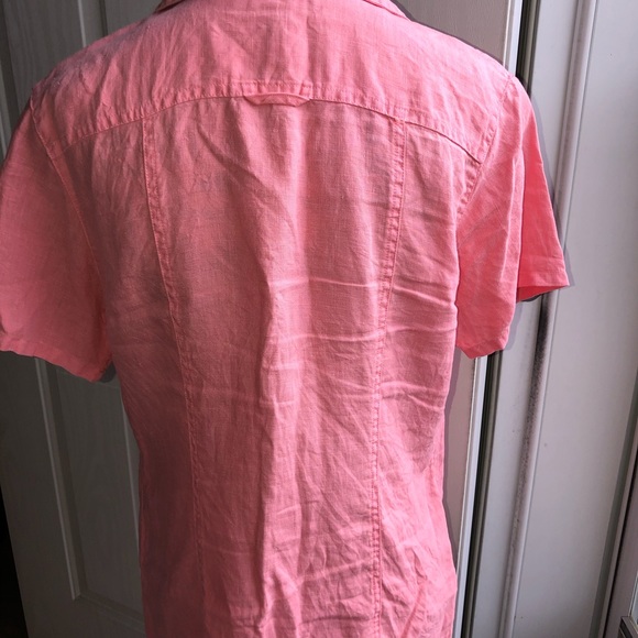 Tommy Bahama pink shirt, size small - Picture 3 of 10